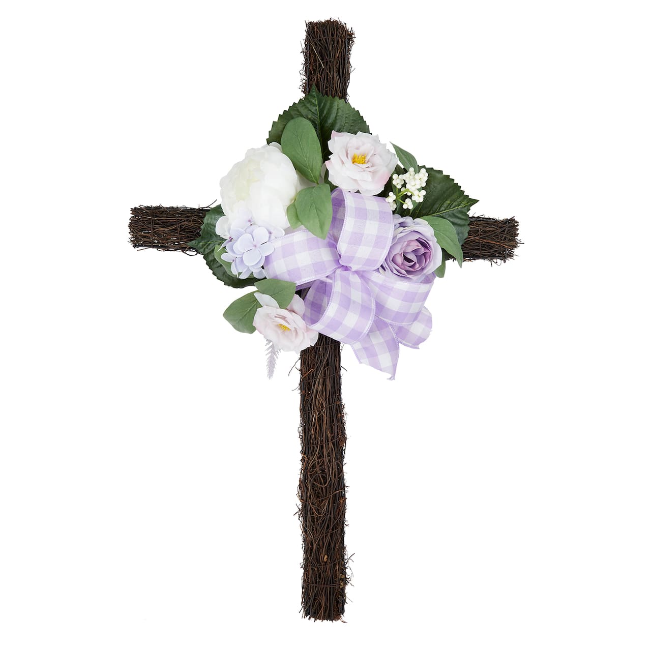 38" Purple & White Remembrance Cross by Ashland®